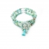 Collection Coachella: Bracelet Mélanie bleu argent 18 cm