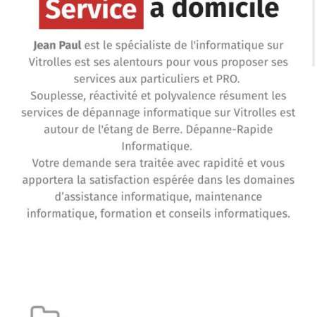 Velaux Dépannage Rapide Informatique Domicile 06 08 64 78 71
