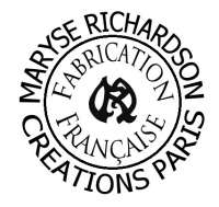 Maryse Richardson créations Paris