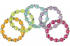 Bracelet avec perles colorées