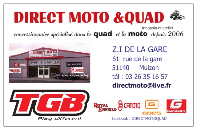 DIRECT MOTO - Vendeur de motos à Muizon (51140) - Adresse et téléphone sur  l'annuaire Hoodspot
