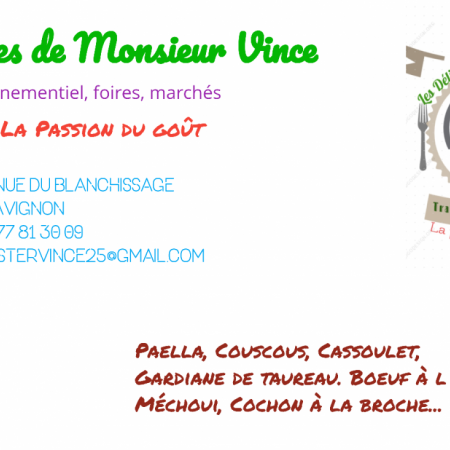 Les Délices de Monsieur Vince - Fastfood à Avignon (84000) - Adresse et  téléphone sur l'annuaire Hoodspot