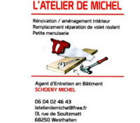 L'ATELIER DE MICHEL - AGENT D'ENTRETIE