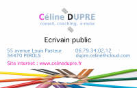 Céline Dupré, Ecrivain Public