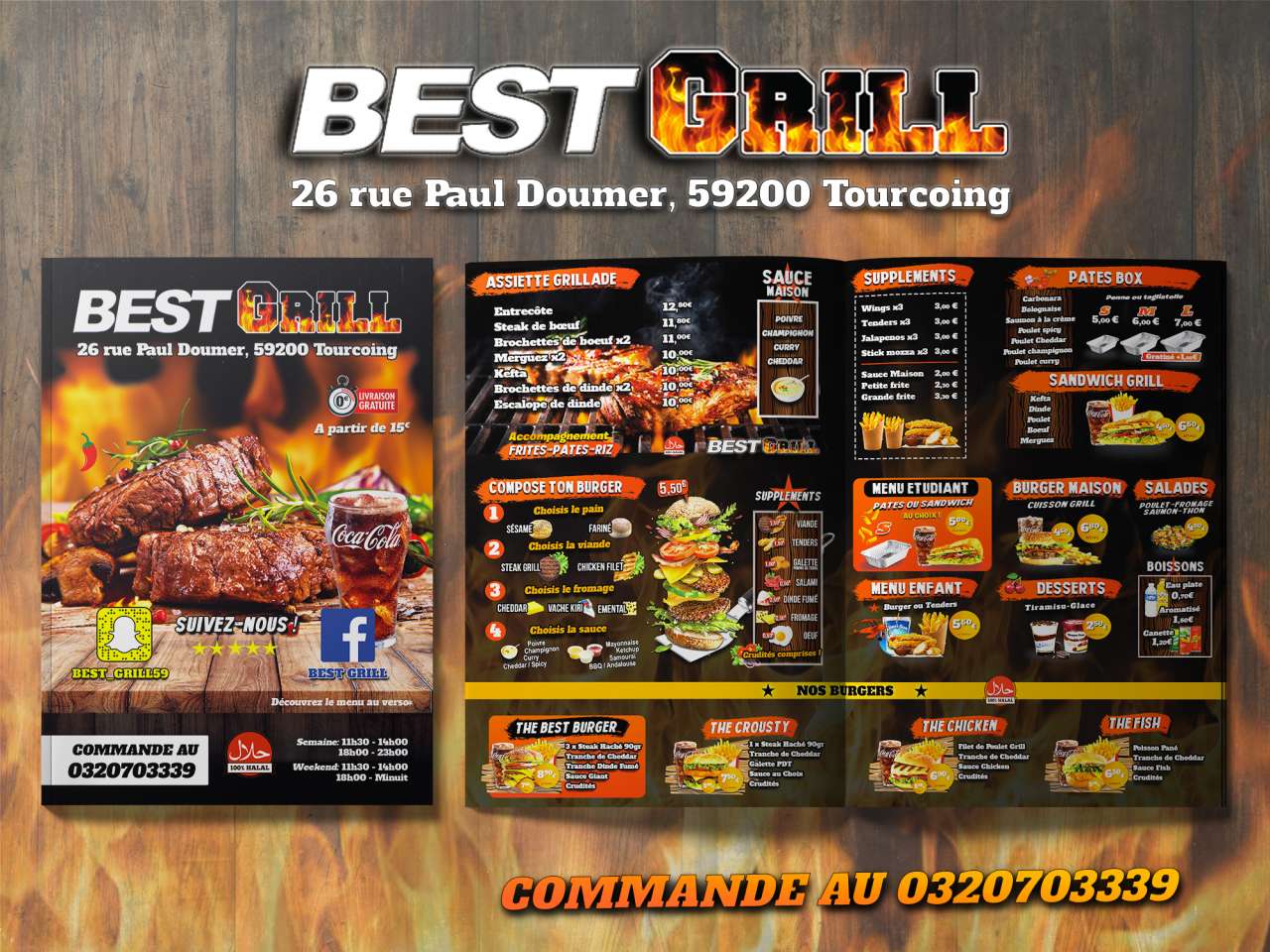 Best Grill - Fastfood à Tourcoing (59200) - Adresse et téléphone sur  l'annuaire Hoodspot