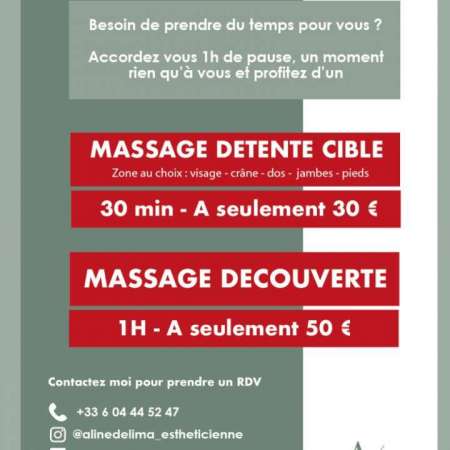 Aline De Lima Massagens Bien-Etre Et Soins Esthetiques
