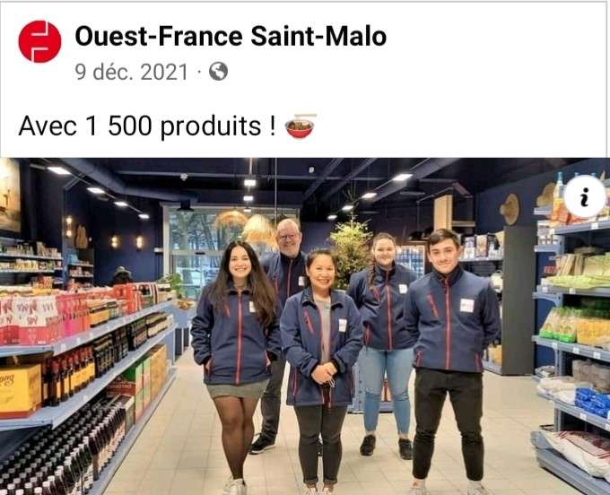 Saint-Malo. Une épicerie asiatique à la Madeleine