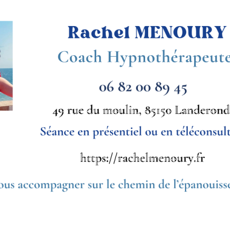 Rachel Menoury Thérapeute Coach Vendée